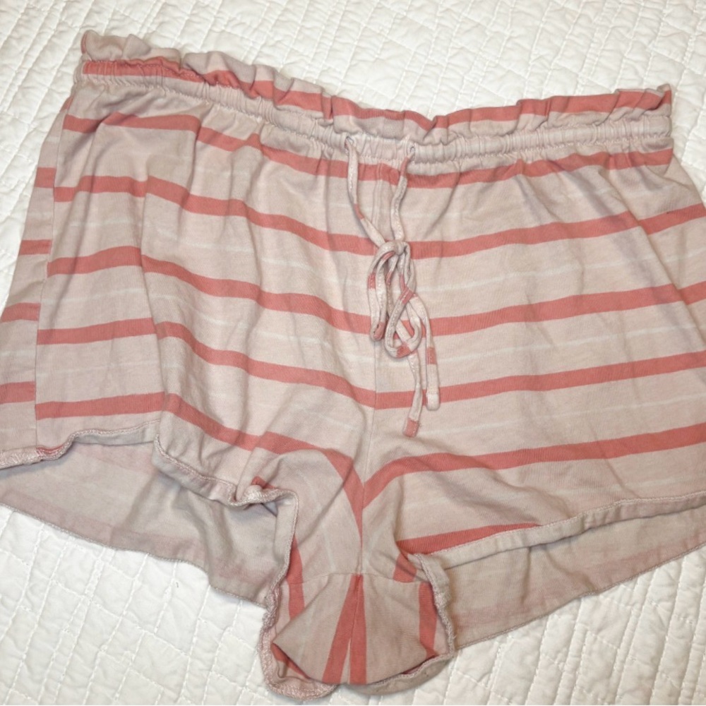 Dip Pink and Cream Sleepwear Shorts